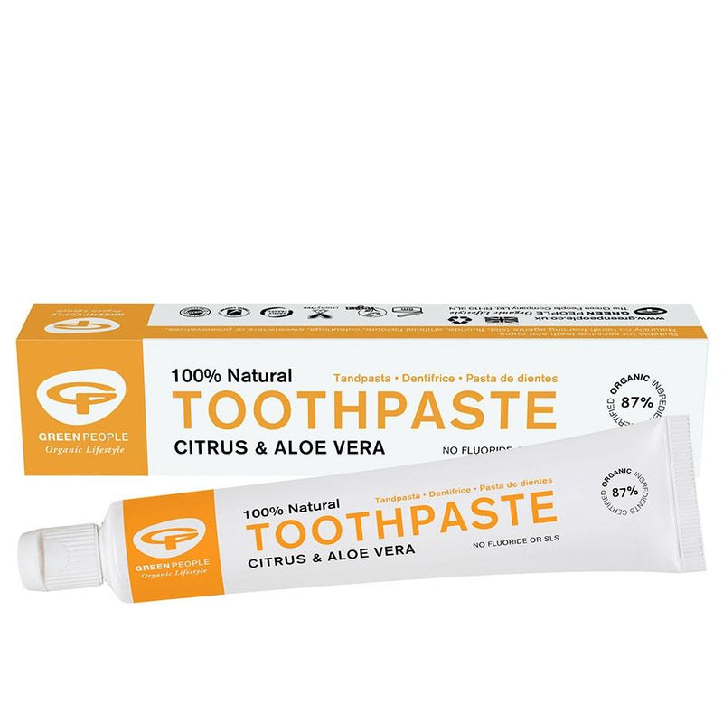 Green People, Organic Citrus & Aloe Vera Toothpaste 50ml Default Title