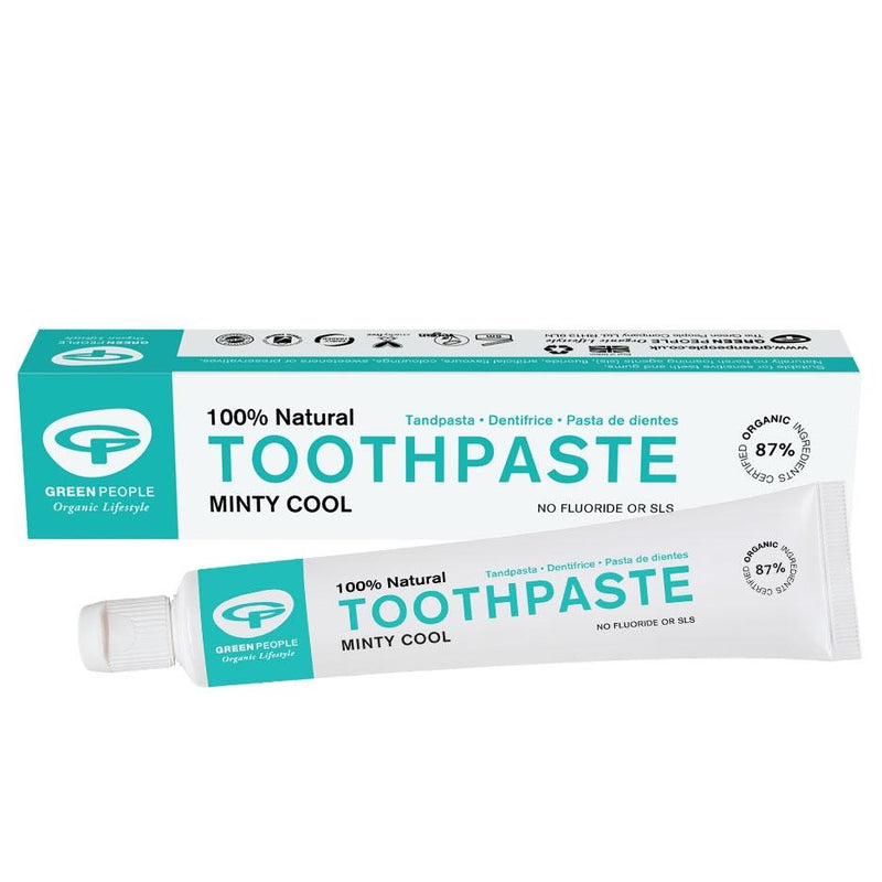 Green People, Organic Minty Cool Toothpaste 50ml Default Title
