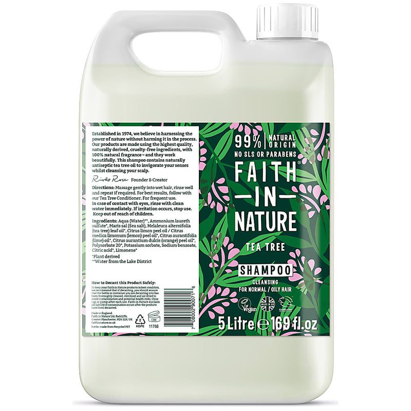 Faith In Nature, Tea Tree Shampoo 5L Default Title