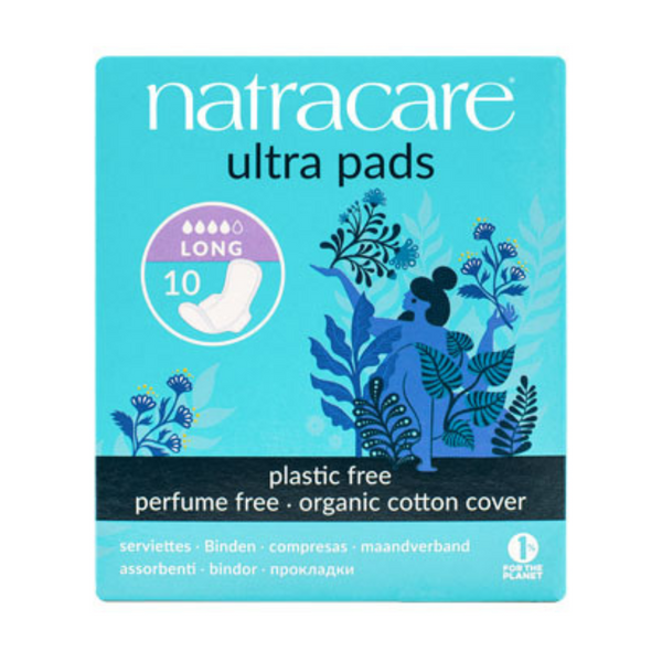 Natracare, Natural Ultra Long Period Pads With Wings 10s Default Title