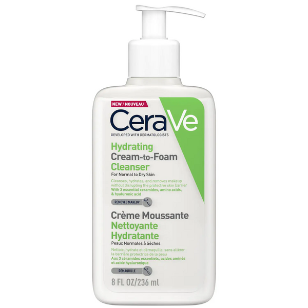 CeraVe, Hydrating Cream to Foam Cleanser 236ml