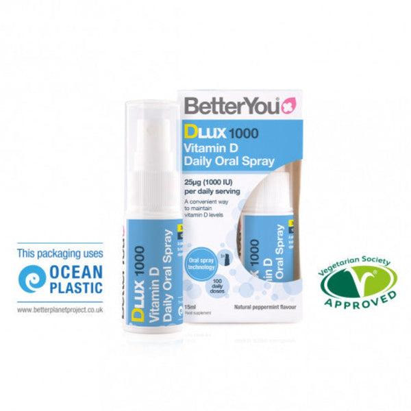 Better You, DLux 1000 Vitamin D Oral Spray 15ml Default Title