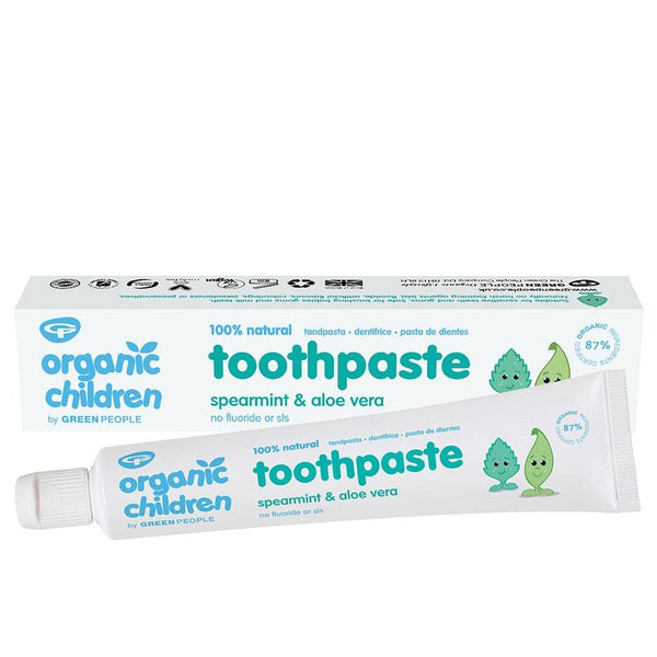 Green People, Organic Children Spearmint & Aloe Vera Toothpaste 50ml Default Title