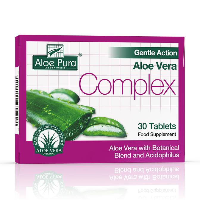 Optima, Gentle Action Aloe Vera Complex 60 Tablets Default Title