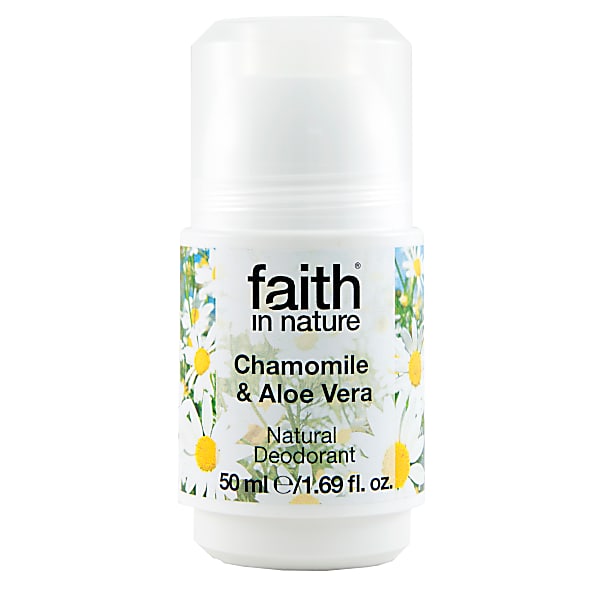 Faith In Nature, Aloe Vera & Chamomile Roll On Deodorant 50ml Default Title