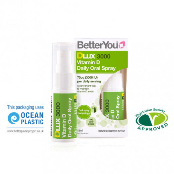 Better You, DLux 3000 Vegan Vitamin D Oral Spray 15ml Default Title