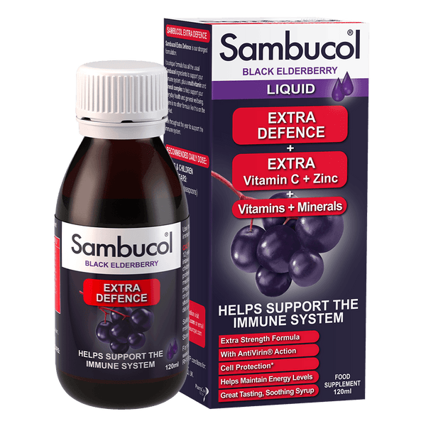 Sambucol, Extra Defence Liquid 120ml Default Title