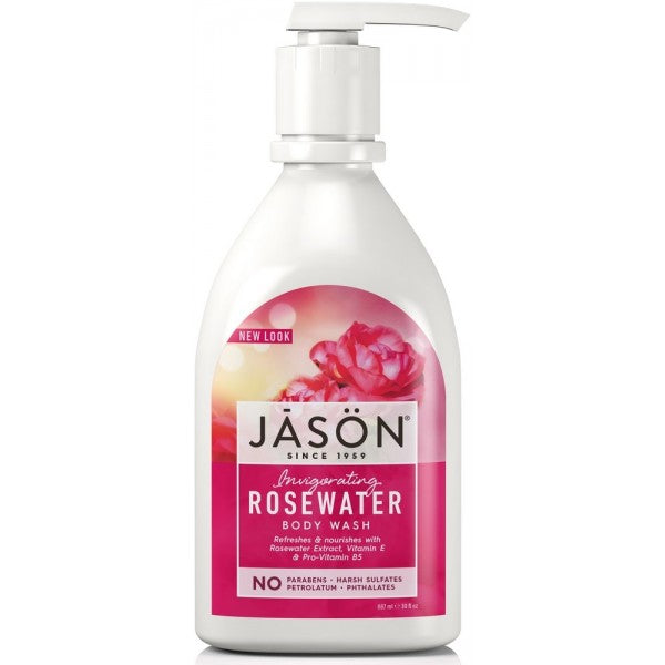 Jason, Invigorating Rosewater Body Wash 887ml Default Title