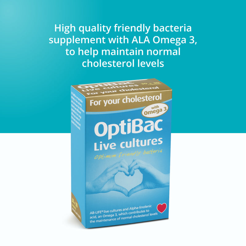 Optibac Probiotics, For You Cholesterol With Omega 30 Days
