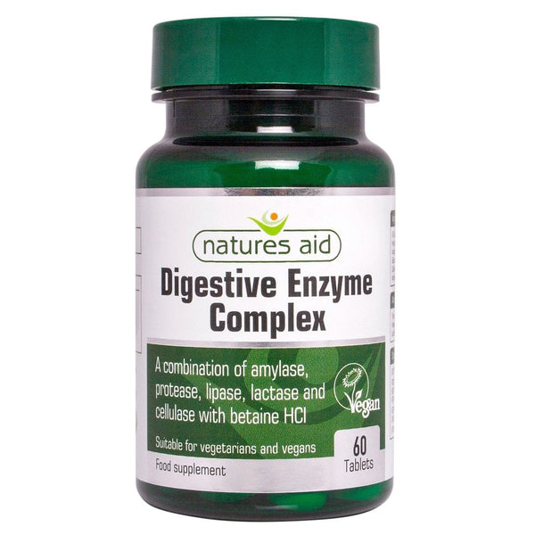 Natures Aid, Digestive Enzyme Complex 60 Tablets Default Title