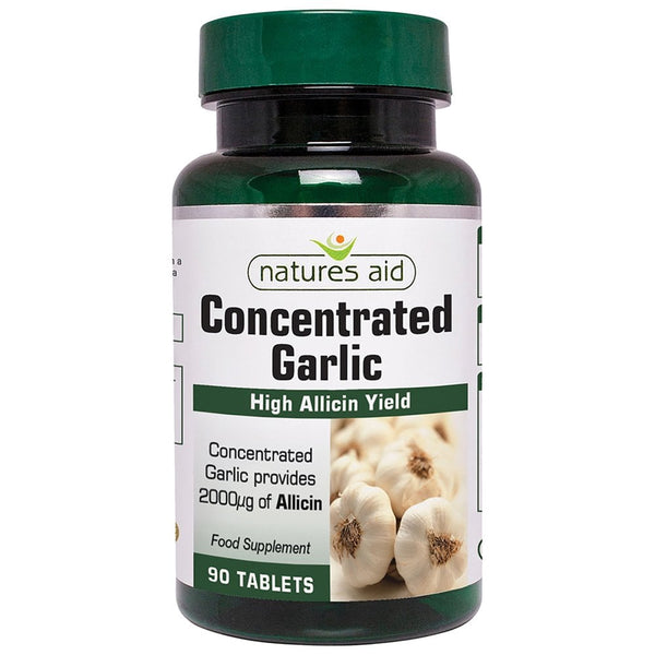 Natures Aid, Concentrated Garlic (Allicin) 2000ug 90 Tablets Default Title