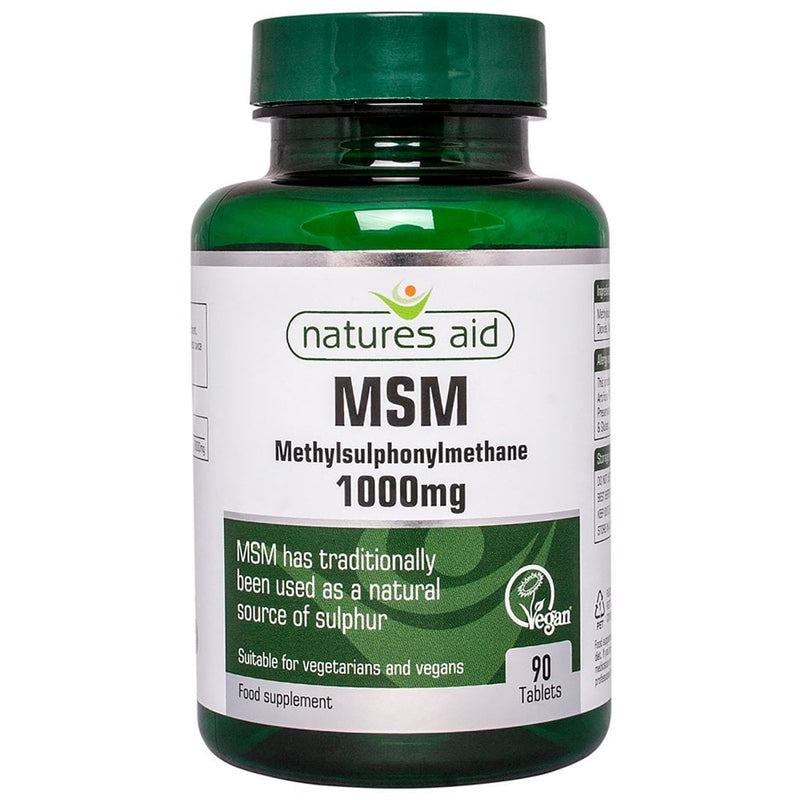 Natures Aid, MSM 1000mg 90 Tablets Default Title