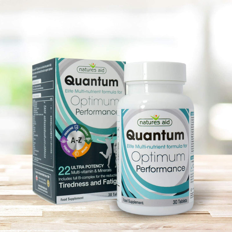 Natures Aid, Quantum Multi-Vitamins & Minerals Ultra Potency 30 Tablets Default Title