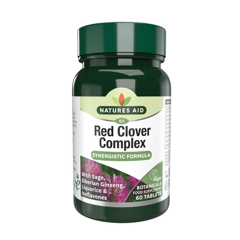 Natures Aid, Red Clover Complex With Sage 60 Tablets