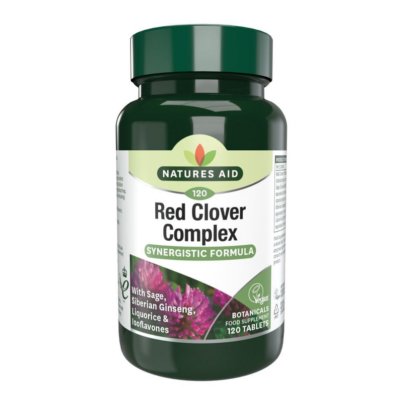 Natures Aid, Red Clover Complex With Sage 120 Tablets