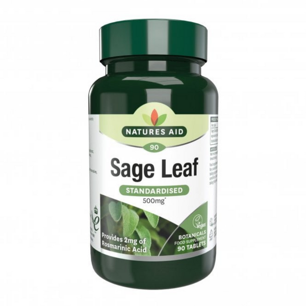 Natures Aid, Sage Leaf 500mg 90 Tablets