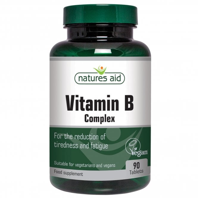 Natures Aid, Vitamin B Complex 90 Tablets Default Title
