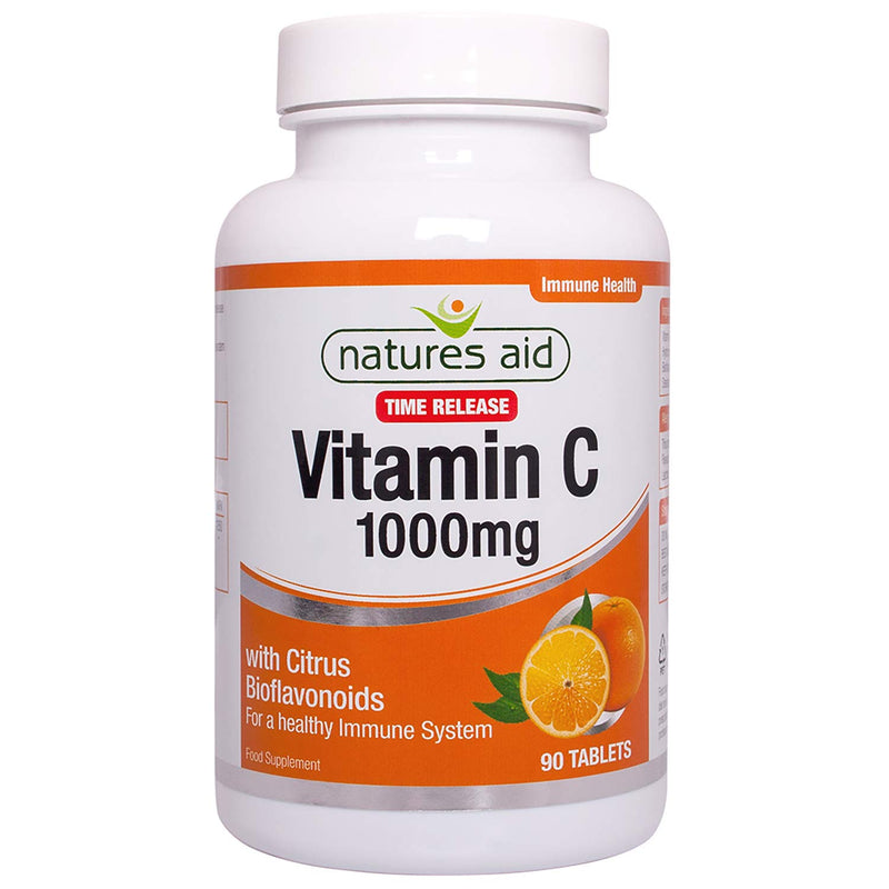 Natures Aid, Vitamin C 1000mg Time Release 90 Tablets Default Title