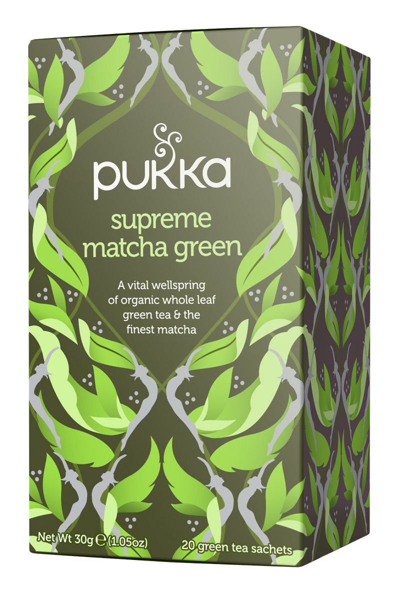 Pukka Herbs, Supreme Green Matcha Organic Herbal Tea 20 Sachets Default Title