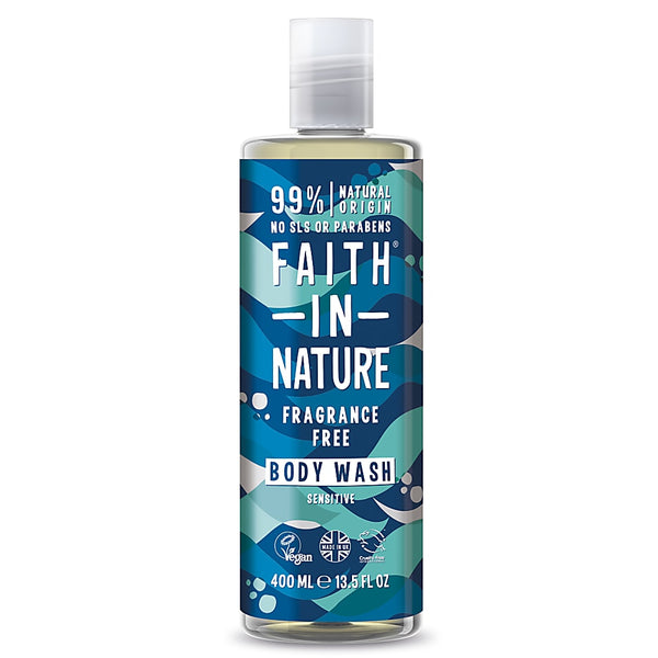 Faith In Nature, Fragrance Free Body Wash 400ml Default Title