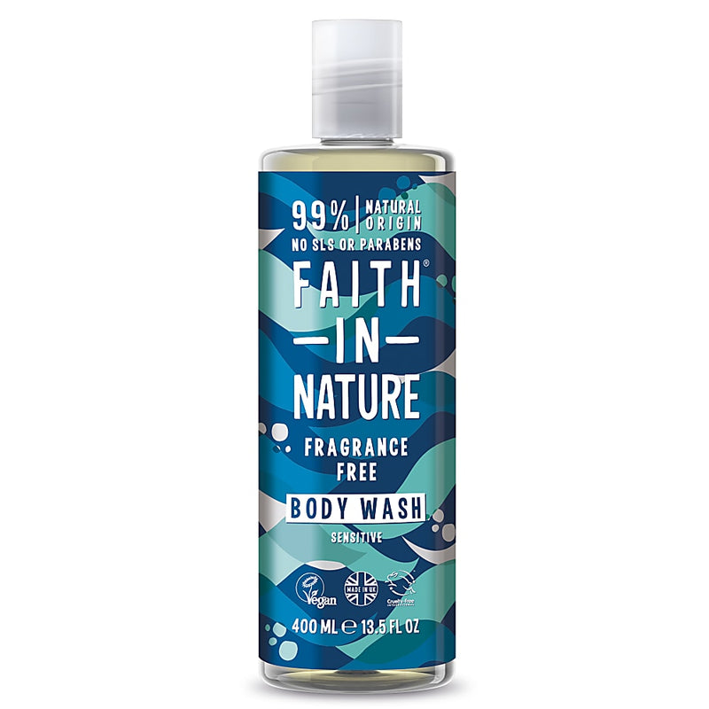 Faith In Nature, Fragrance Free Body Wash 400ml Default Title