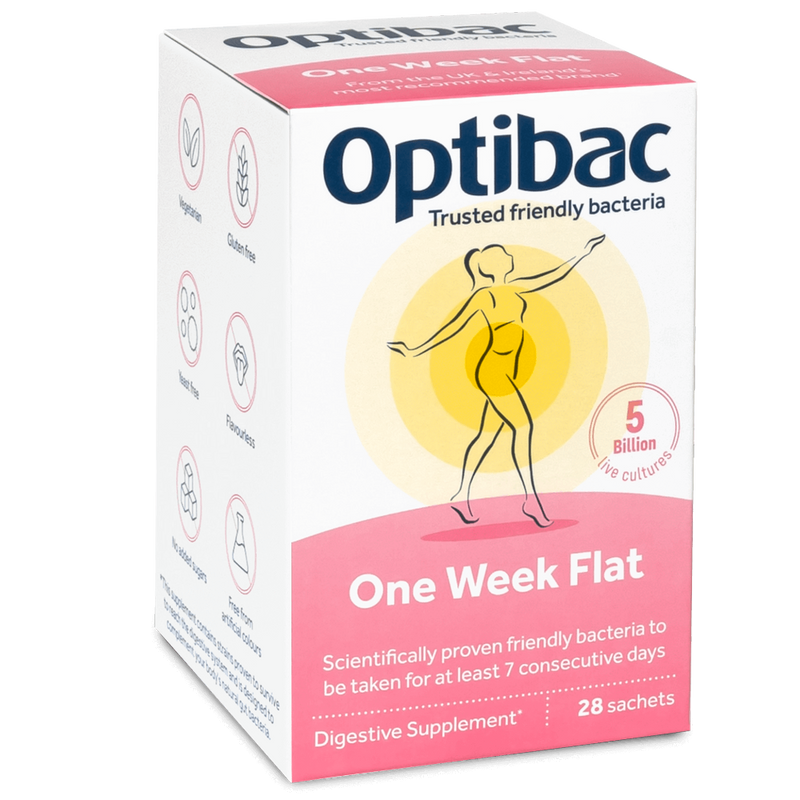 Optibac Probiotics, One Week Flat 28 봉지