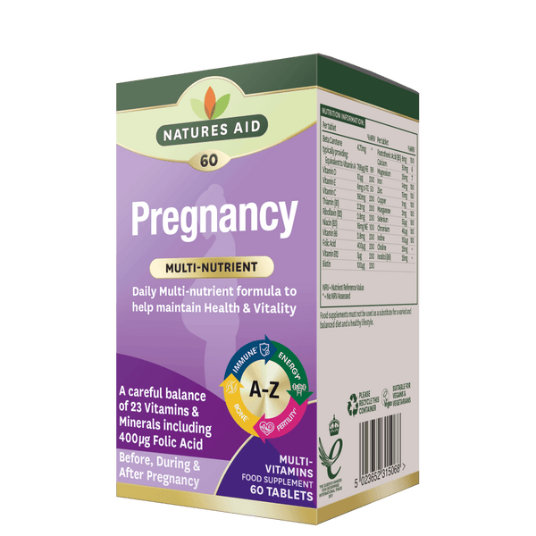 Natures Aid, Pregnancy Pregnancy Multi-Nutrients 60 Tablets