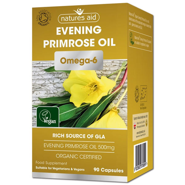 Natures Aid, Evening Primrose Oil Organic 90 Capsules Default Title
