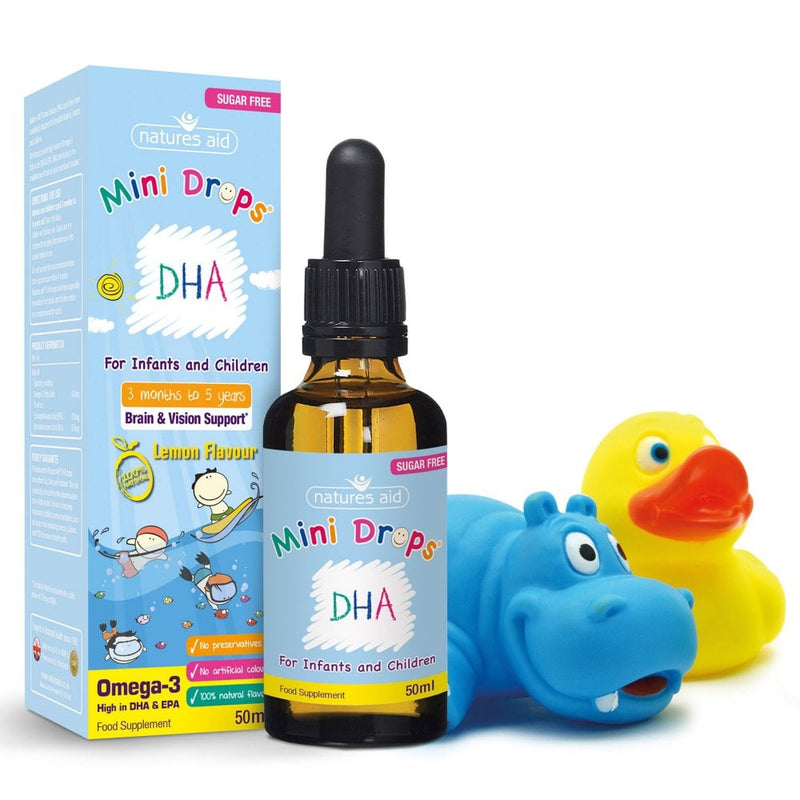 Natures Aid, Mini Drops DHA For Infants & Children 50ml Default Title