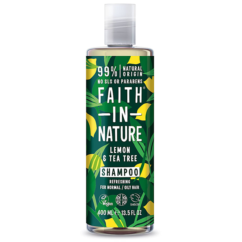Faith In Nature, Lemon & Tea Tree Shampoo 400ml Default Title