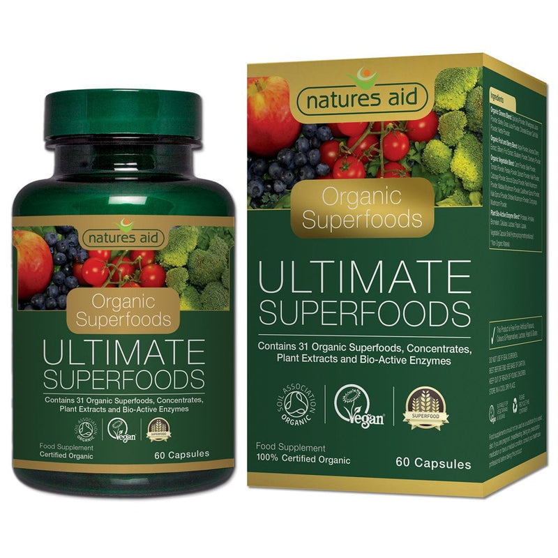 Natures Aid, Ultimate Organic Superfoods 60 Capsules Default Title