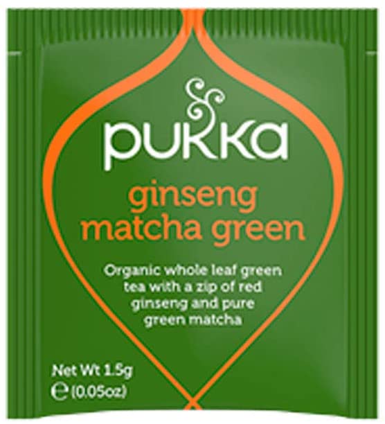 Pukka Herbs, Ginseng Matcha Green Organic Herbal Tea 20 Sachets Default Title