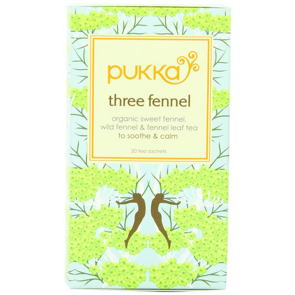 Pukka Herbs, Three Fennel Organic Herbal Tea 20 Sachets