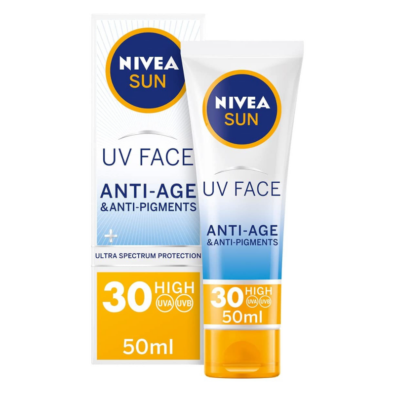 Nivea Sun, Q10 Anti-Age & Anti-Pigments Face Cream SPF30 50ml
