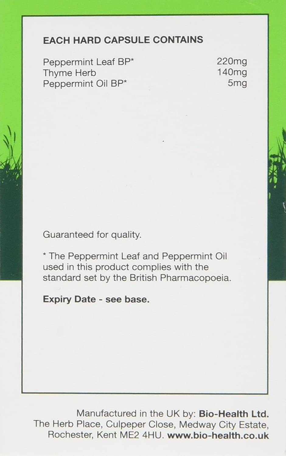 Biohealth, Pep-Thyme 60 Capsules Default Title