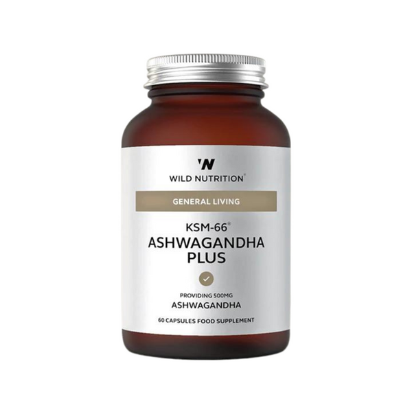 Wild Nutrition, KSM-66® Ashwagandha Plus 60 Capsules