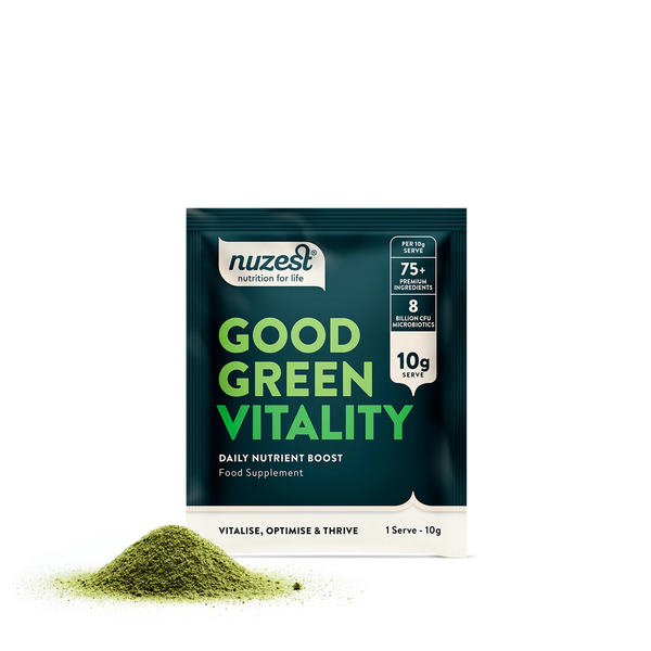 Nuzest, Good Green Vitality Daily Nutrient Boost Sachet Box (10 Serves) Default Title