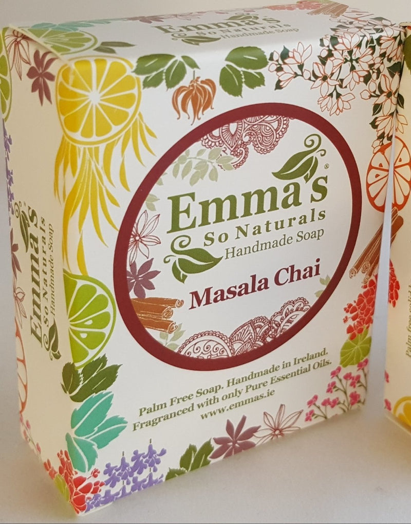 Emma's So Naturals, Masala Chai Palm-Free Vegan Soap 100g Default Title