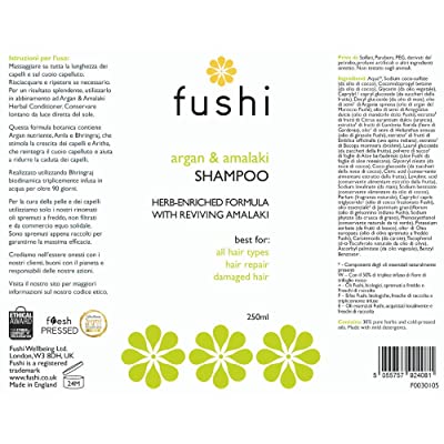 Fushi, Argan & Amalaki Shampoo 230ml Default Title