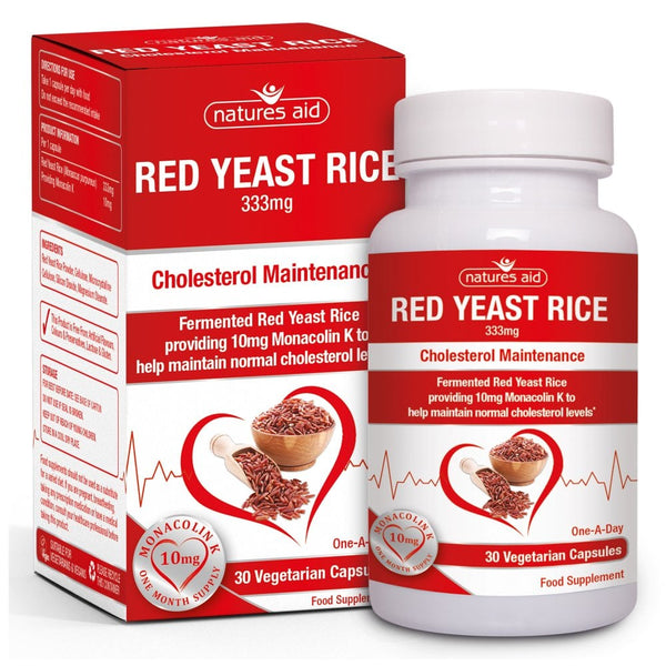 Natures Aid, Red Yeast Rice 30 Capsules Default Title