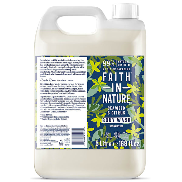 Faith In Nature, Seaweed & Citrus Body Wash 5L Default Title