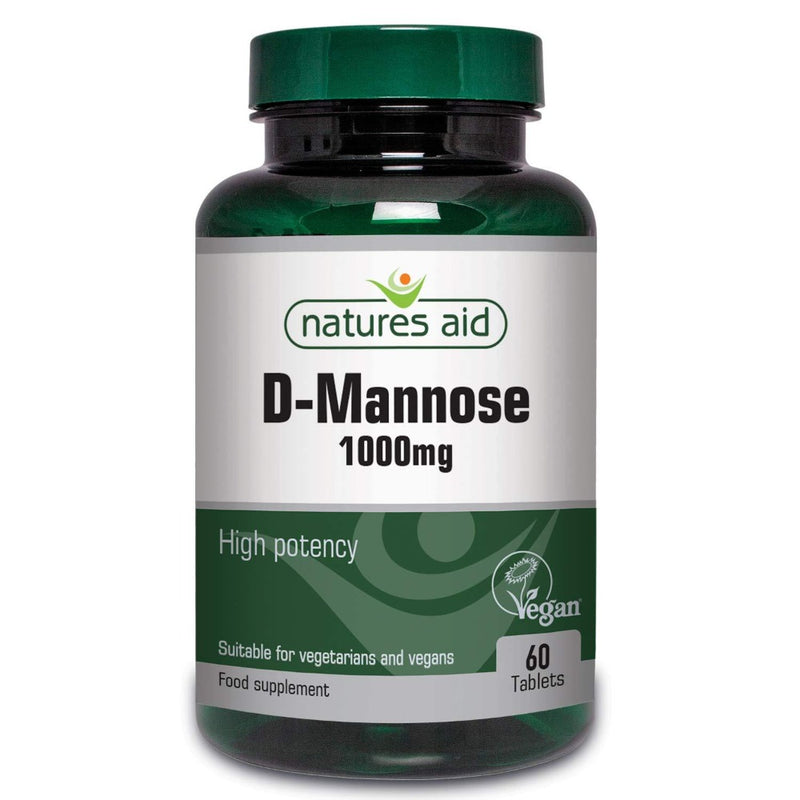 Natures Aid, D-Mannose 1000mg 60 Tablets Default Title