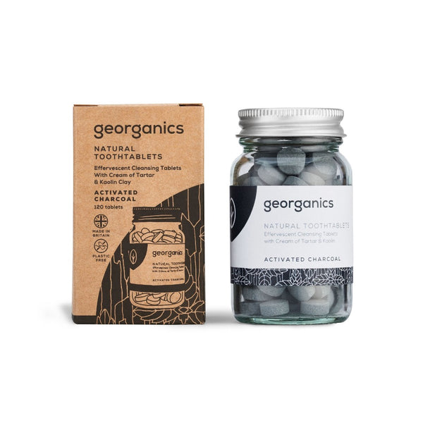 Georganics, Activated Charcoal Toothpaste 120 Tablets Default Title