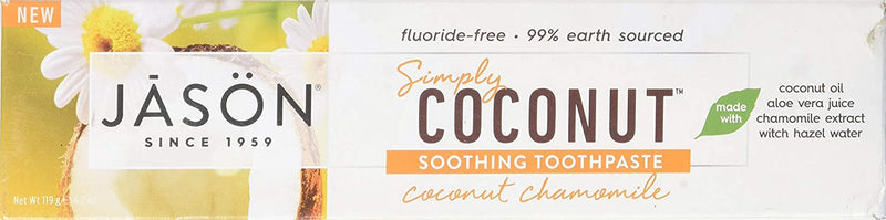 Jason, Simply Coconut™ Soothing Toothpaste 119g Default Title