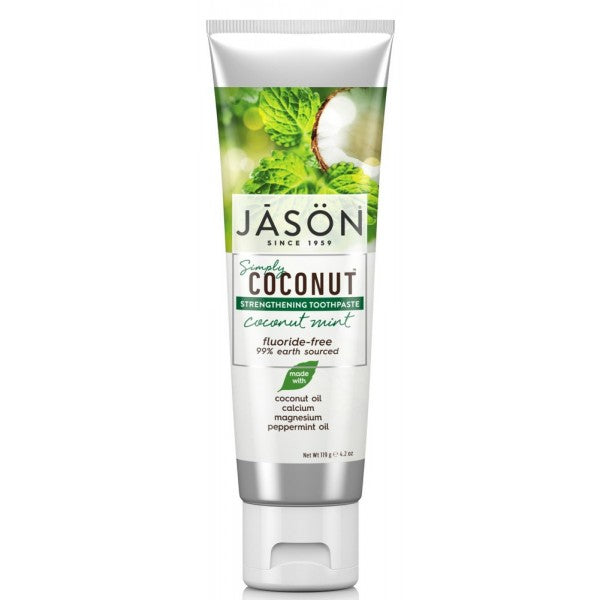 Jason, Simply Coconut™ Strengthening Toothpaste 119g Default Title