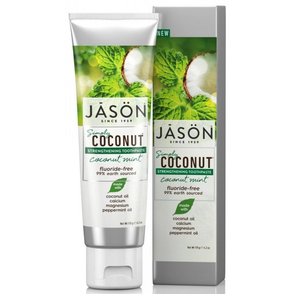 Jason, Simply Coconut™ Strengthening Toothpaste 119g Default Title