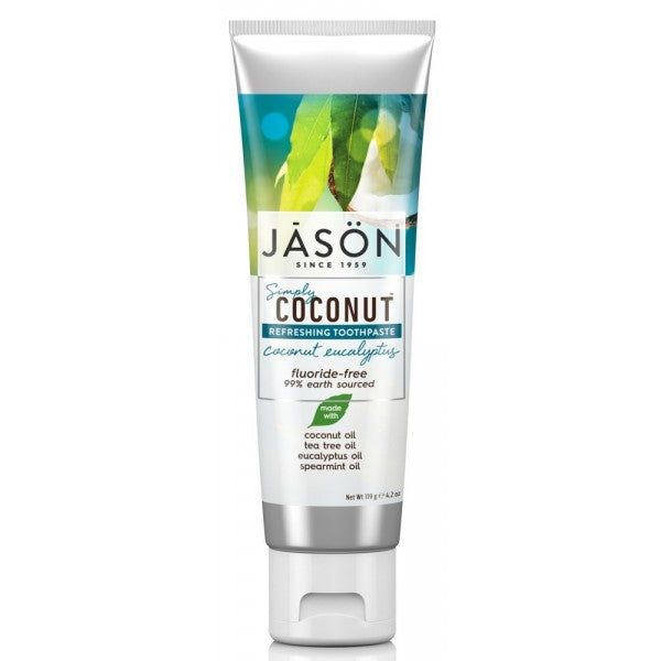 Jason, Simply Coconut™ Refreshing Toothpaste 119g Default Title