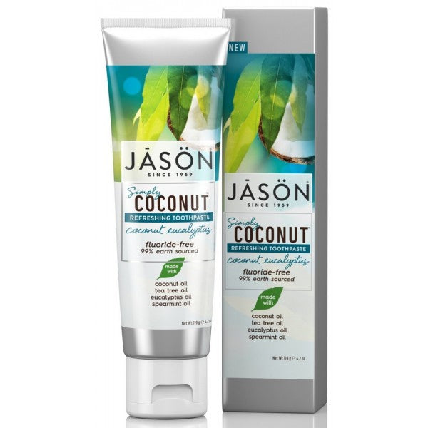 Jason, Simply Coconut™ Refreshing Toothpaste 119g Default Title