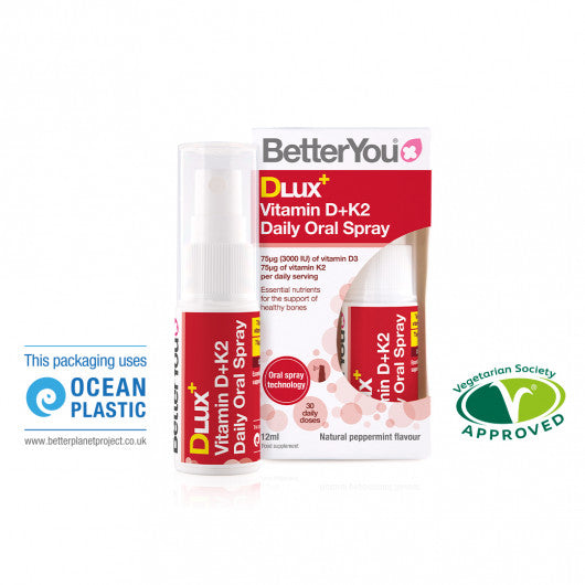 Better You, D Lux+ Vitamin D & K2 Oral Spray 12ml Default Title
