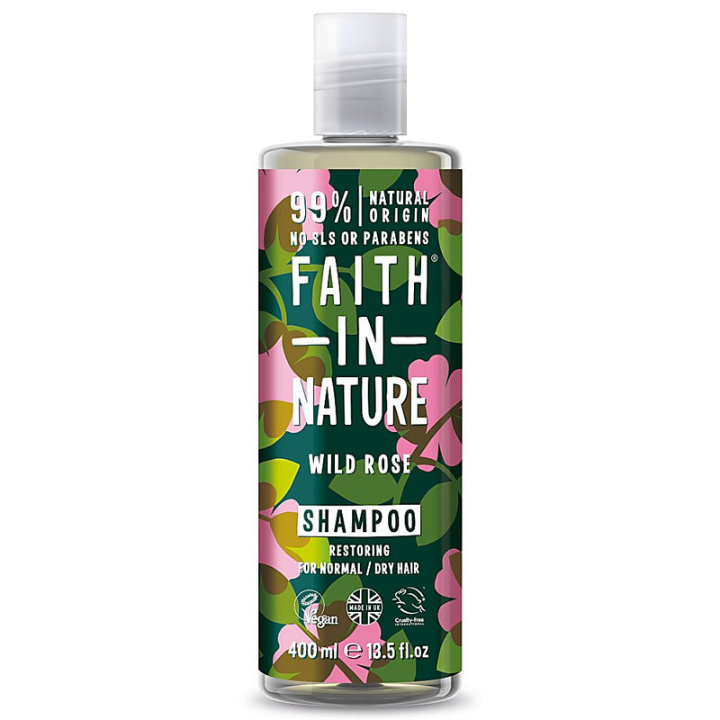 Faith In Nature, Wild Rose Shampoo 400ml Default Title